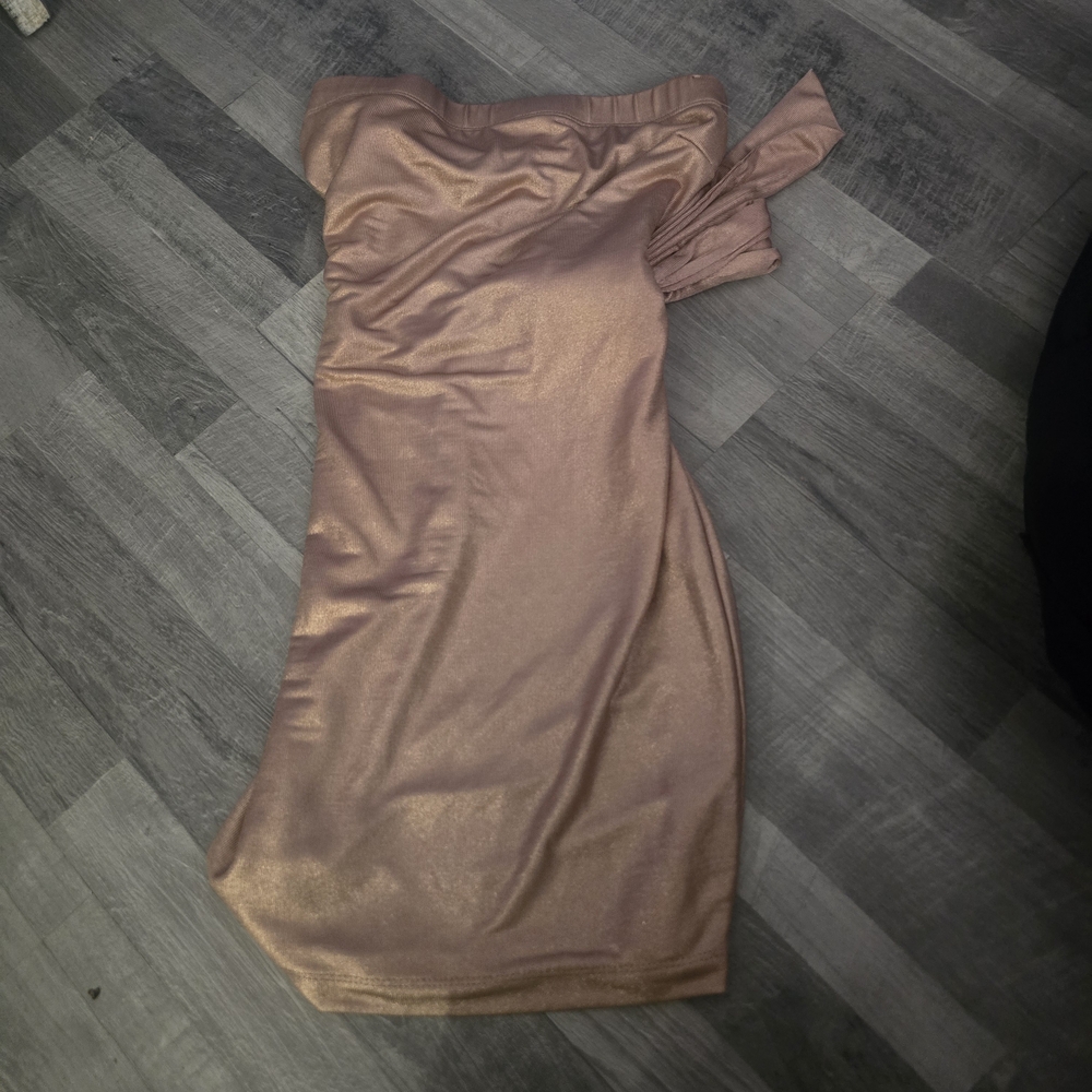 Guess Blush Tube Dress with Tie in Back Size S